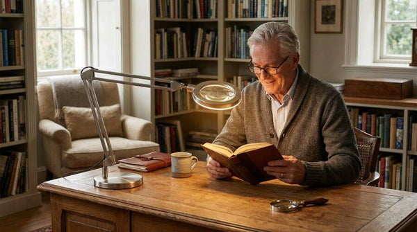 Beyond Bifocals: Task Lighting and Magnification for Daily Reading
