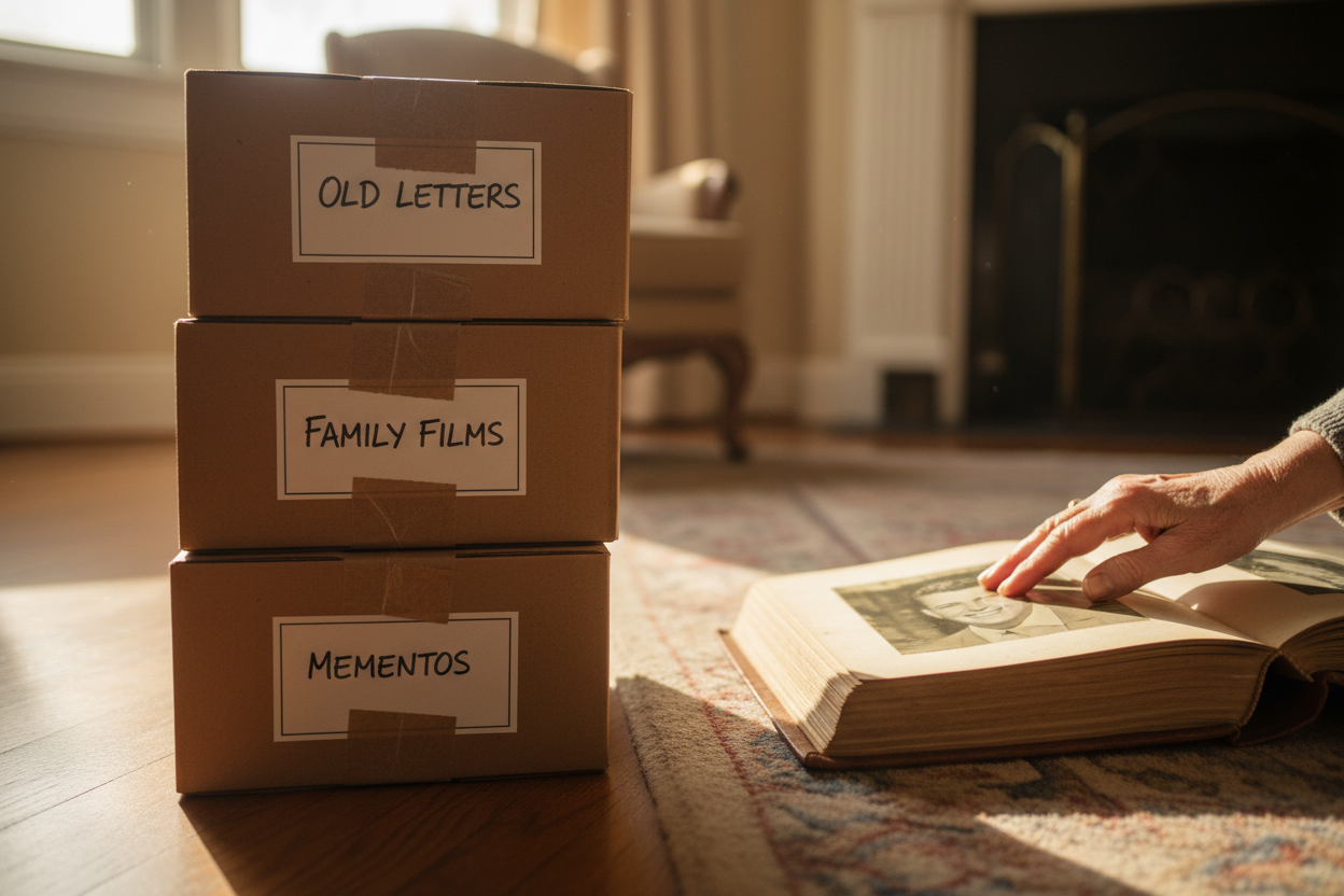 The Art of Downsizing: Sorting Decades of Memories