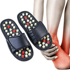 LMXA acupressure reflexology slippers with massage points