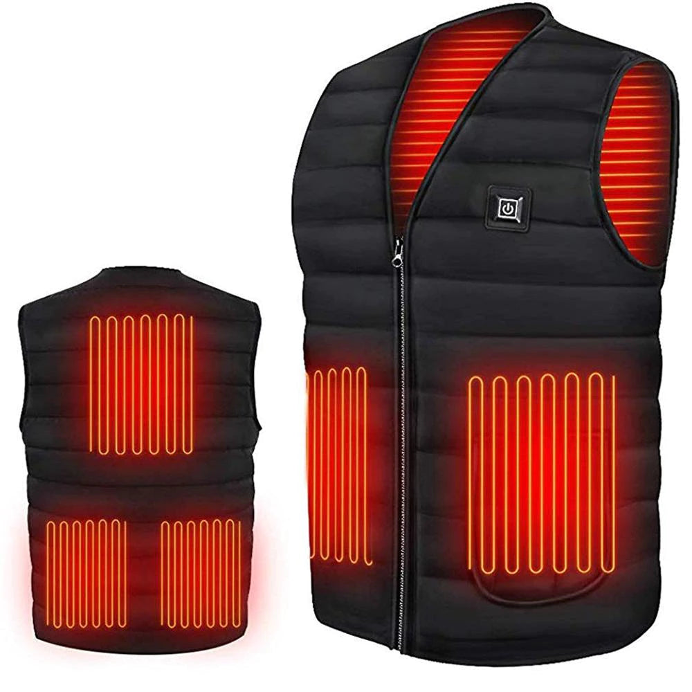LMXA battery-heated softshell vest