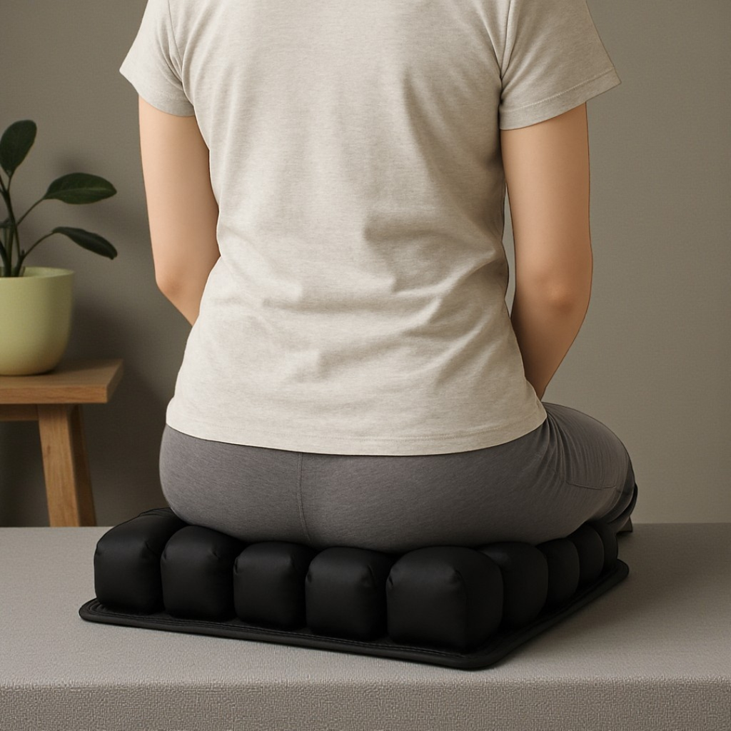 LMXA AeroLift Go – 3D Air-Cell Pressure Relief Cushion with Integrated Easy-Pump Technology