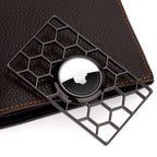 LMXA Aegis-Card Ultra-Thin AirTag Holder – Discreet Anti-Wandering Wallet Insert, Hidden Tracker Case for Dementia Safety, Eldercare Tracking, and Purse Protection
