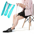 LMXA Smart-Glide 穿襪輔助器 – 彈性獨立穿衣輔助工具，附易握延長帶和無摩擦尼龍核心