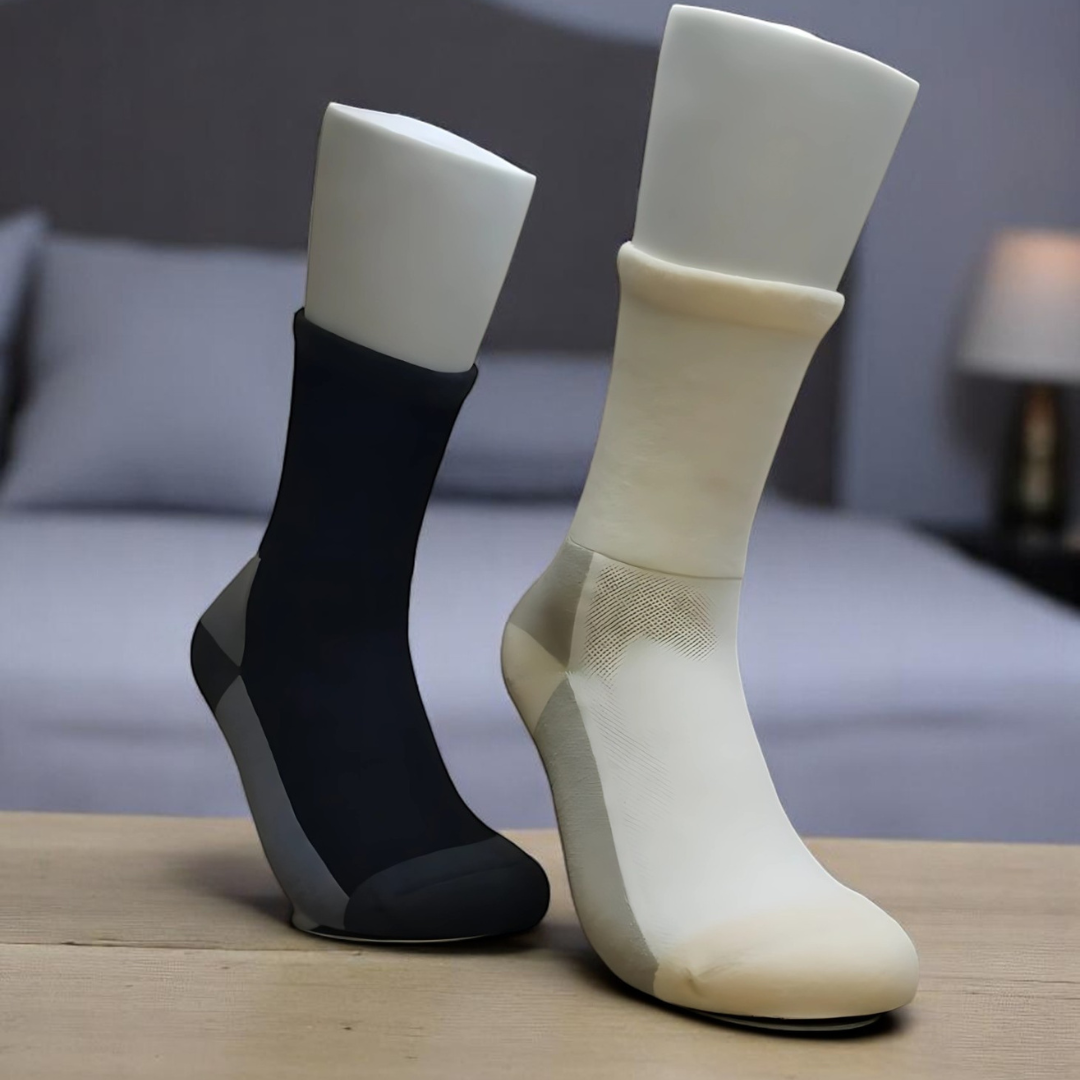 LMXA Stratus Soothe Socks – Non-Binding Circulatory Support for Edema & Sensitive Feet