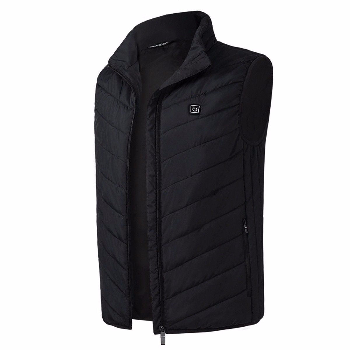LMXA Core-Warmth Battery-Heated Softshell Vest – Lightweight 3-Zone Electric Warming Body Warmer with 3 Heat Settings & Rechargeable Power Bank