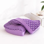 LMXA Somna-Grid Orthopedic TPE Neck Pillow – Breathable Honeycomb Cervical Support Cushion, Dual-Height Anti-Stiffness Pillow, Washable and Hypoallergenic for Independent Seniors