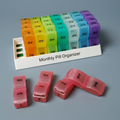 LMXA 31-day medication organizer with detachable daily pods