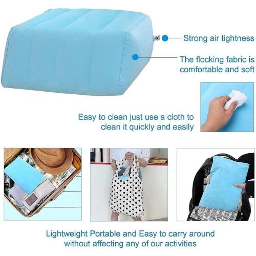 LMXA Contour-Lift Vascular Elevation Pillow – Ergonomic Leg Rest for Edema Relief, Swelling, and Varicose Veins, High-Density Support Wedge for Bedbound and Post-Surgery Patient Recovery