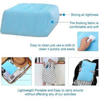 LMXA Contour-Lift Vascular Elevation Pillow – Ergonomic Leg Rest for Edema Relief, Swelling, and Varicose Veins, High-Density Support Wedge for Bedbound and Post-Surgery Patient Recovery