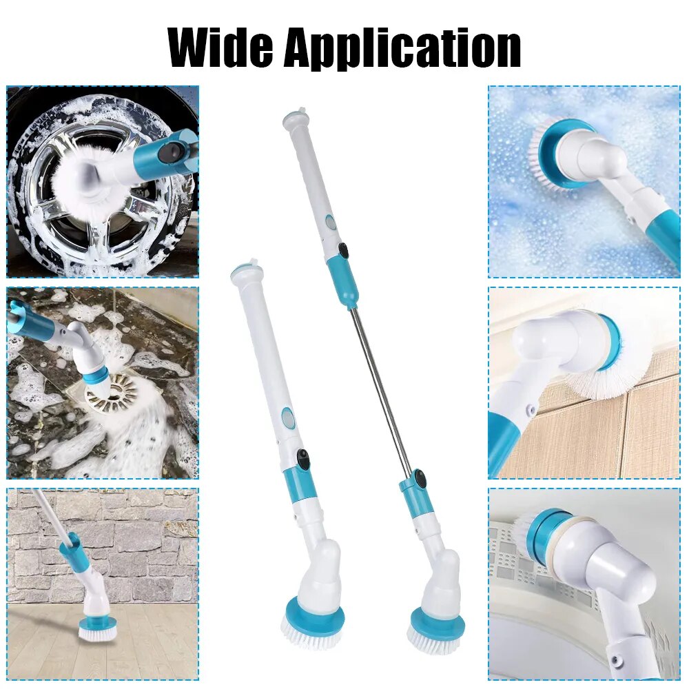 LMXA Hydro-Spin Pro 電動清潔刷 – 無線電動刷，關節炎患者適用，配備高扭矩旋轉刷頭，方便長者獨立清潔水槽及浴室