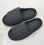 LMXA Neuro-Glide Adjustable Post-Op Recovery Slipper – Fully Openable, Deep-Channel Diabetic & Swelling Support Shoe with No-Drill Velcro Closure for Independent Seniors and Injury Recovery