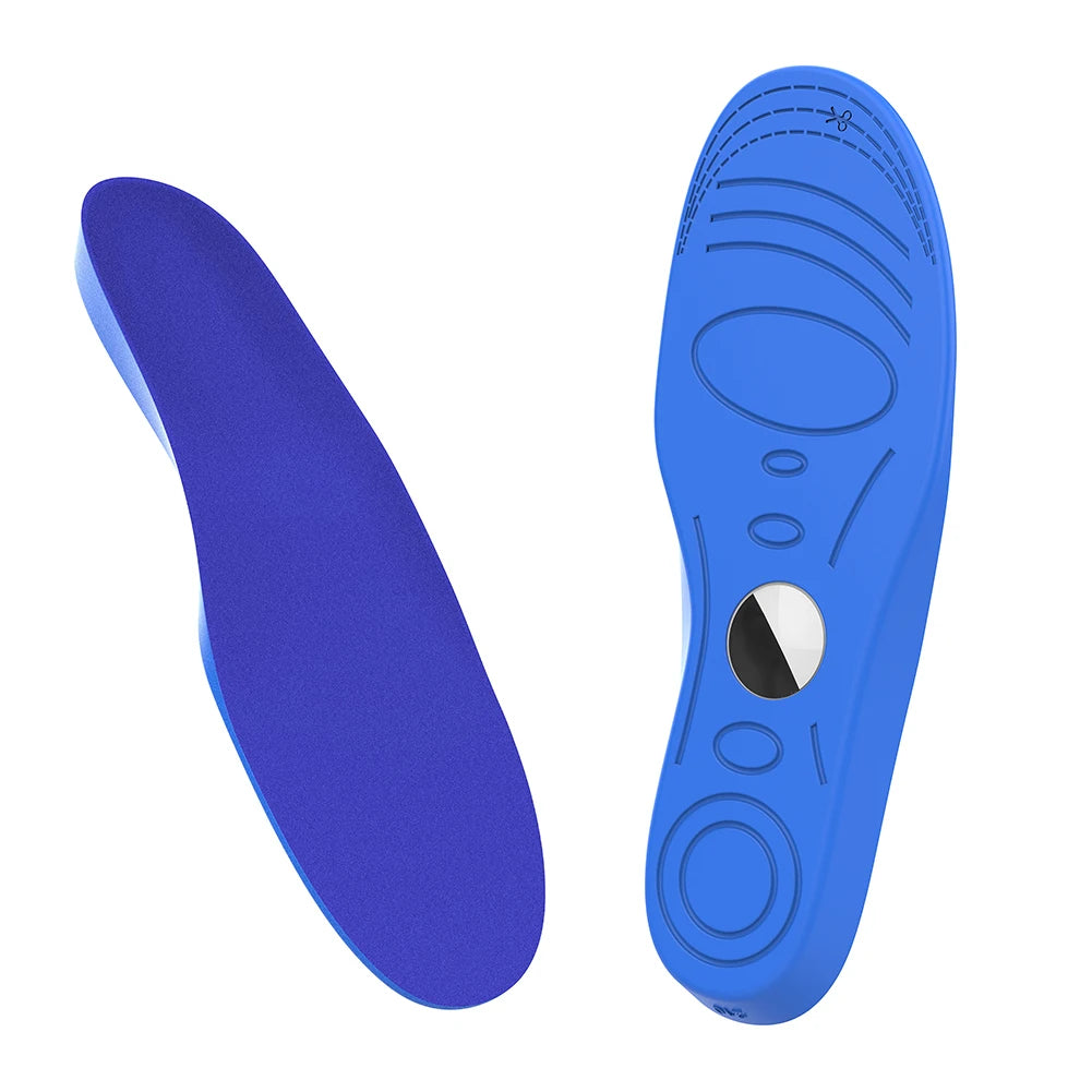 LMXA Invisible AirTag Shoe Insoles – Discreet Orthotic Tracking Footbed, Shock-Absorbing PU & Fleece Trim-to-Fit Comfort Pads (Airstep Security Edition)