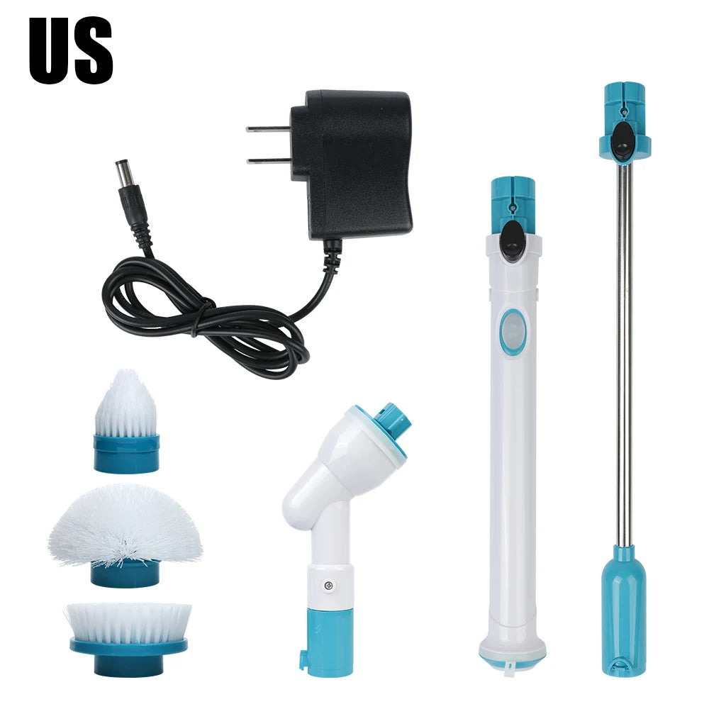 LMXA Hydro-Spin Pro 電動清潔刷 – 無線電動刷，關節炎患者適用，配備高扭矩旋轉刷頭，方便長者獨立清潔水槽及浴室