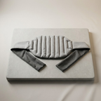 LMXA microwaveable lumbar and stomach heat pad wrap