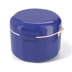 LMXA AeroVent Denture Case interior tray lifted showing drainage design