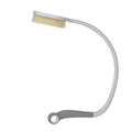 LMXA ReachEase Long Curved Back Shower Brush, side view detail