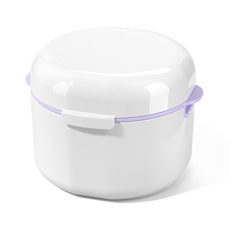 LMXA AeroVent Denture Case material and finish close-up