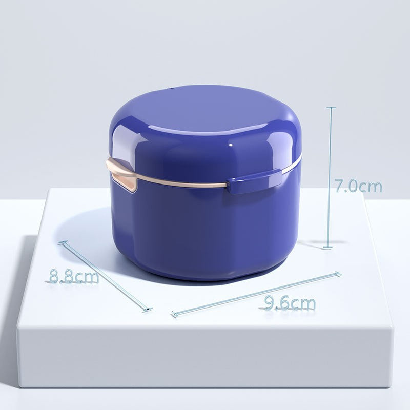 LMXA AeroVent Denture Case with vented lid for airflow during storage