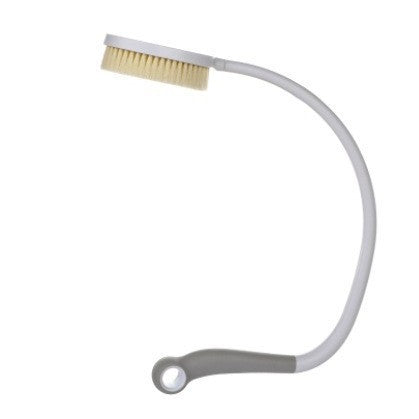 LMXA ReachEase Long Curved Back Shower Brush, side view