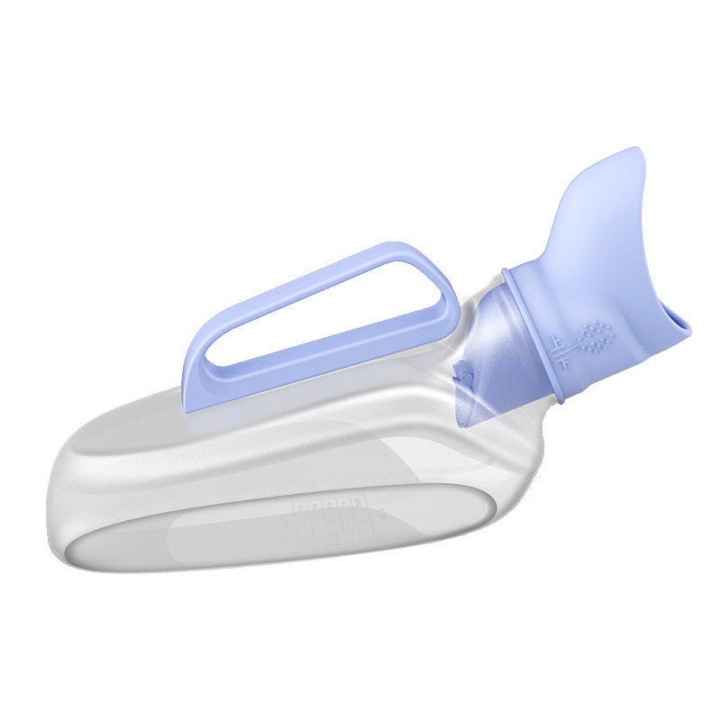 ComfortFit Women's Bedside Urinal, angled view
