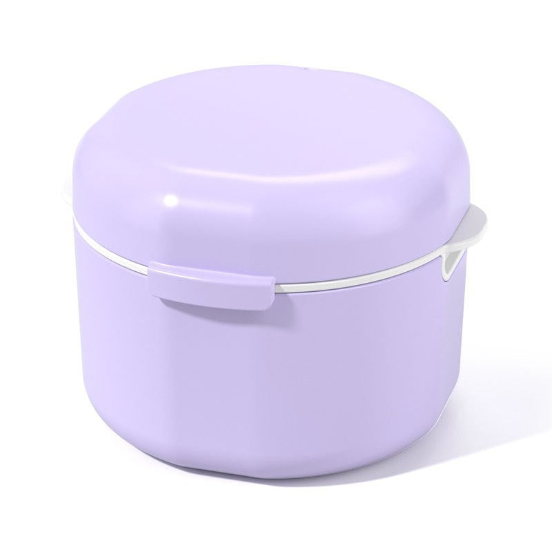 LMXA AeroVent Denture Case shown at compact travel size