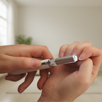 LMXA sonic nail care wand with LED light