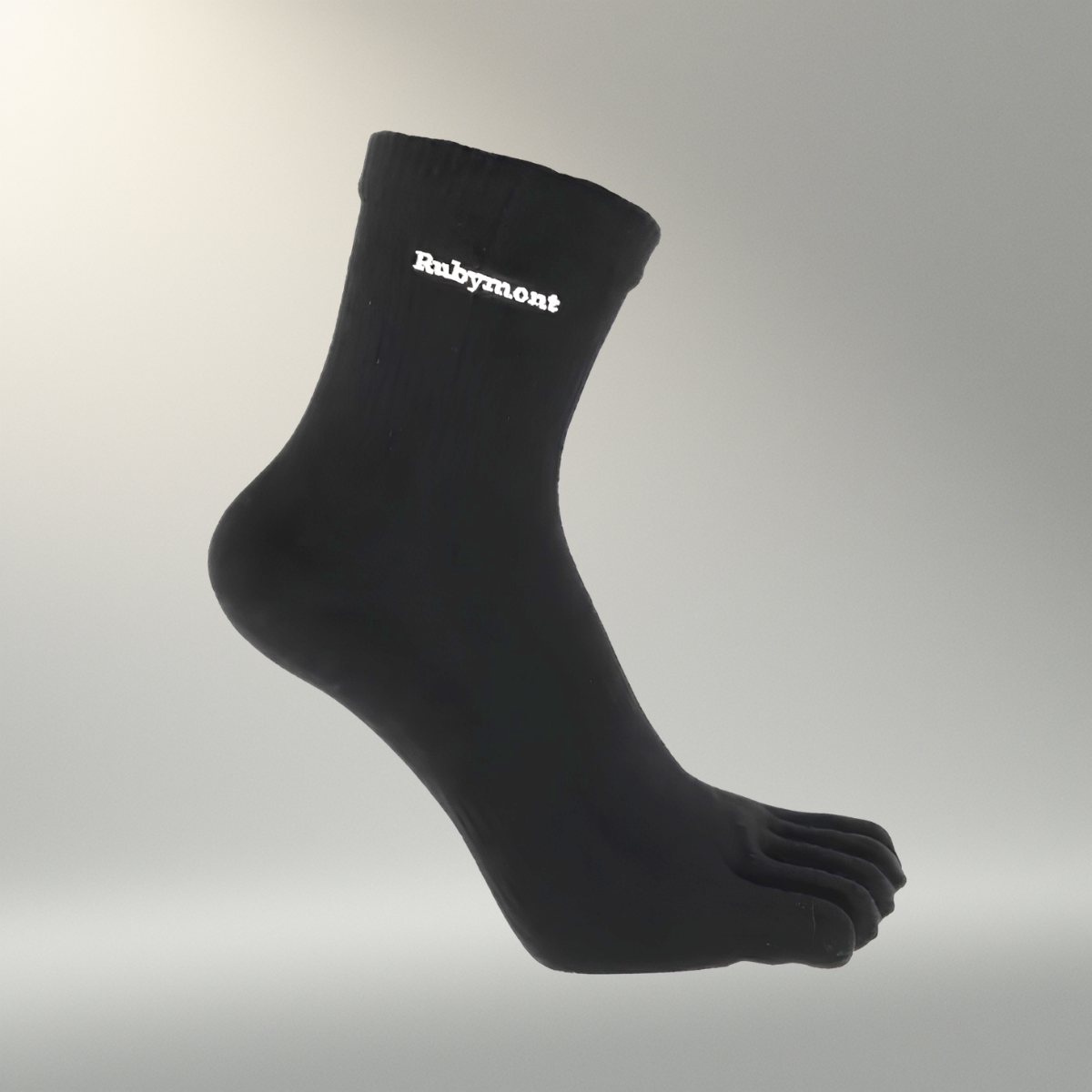 LMXA Rubymont bamboo charcoal 5-toe socks
