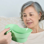 LMXA Comfort-Curve Bedside Rinse Cup shown in green