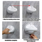 LMXA SteadyGrip Suction Bathroom Handle installation instructions, 4 steps