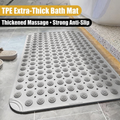 LMXA ComfortSole Non-Slip Massage Shower Mat in Grey