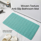 LMXA WeaveGrip Non-Slip Woven Bathroom Mat, hero shot