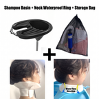 LMXA ComfortWash Inflatable Shampoo Basin bundle with waterproof neck ring
